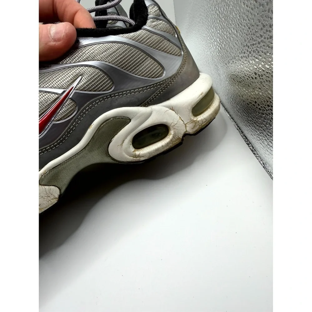 Nike Air Max Plus QS‎ 903827-001 Mens 11.5 Running Shoes Silver Bullet Sneaker